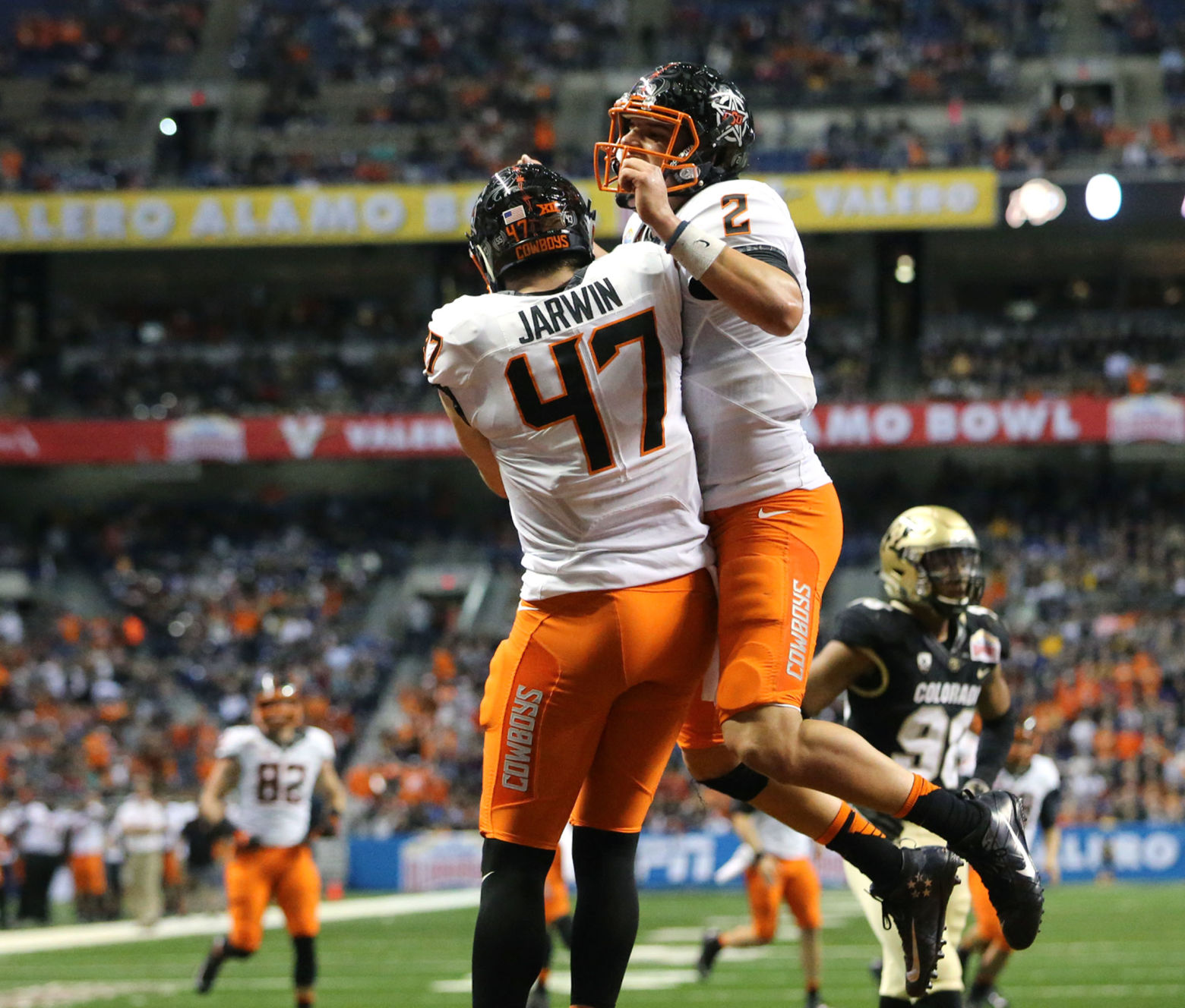 Then there was that viral video of him throwing a pass to a receiver on a jet-ski.